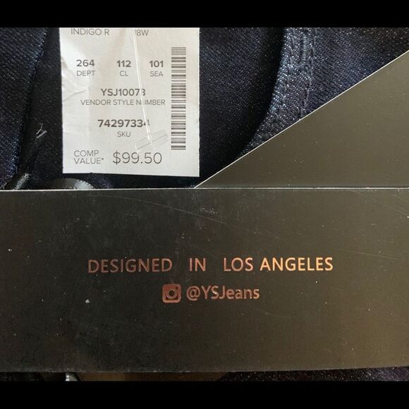 YSJ Skinny Stirrup Queen Ankle Jeans - Picture 9 of 11